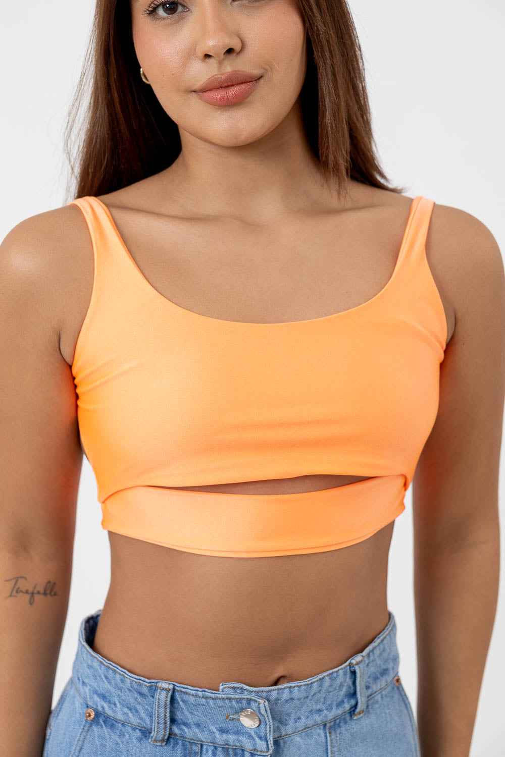 TOP DALIA NARANJA