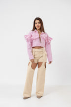 CHAQUETA CAMELIA ROSADA