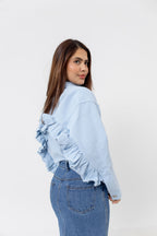 CHAQUETA CAMELIA CELESTE