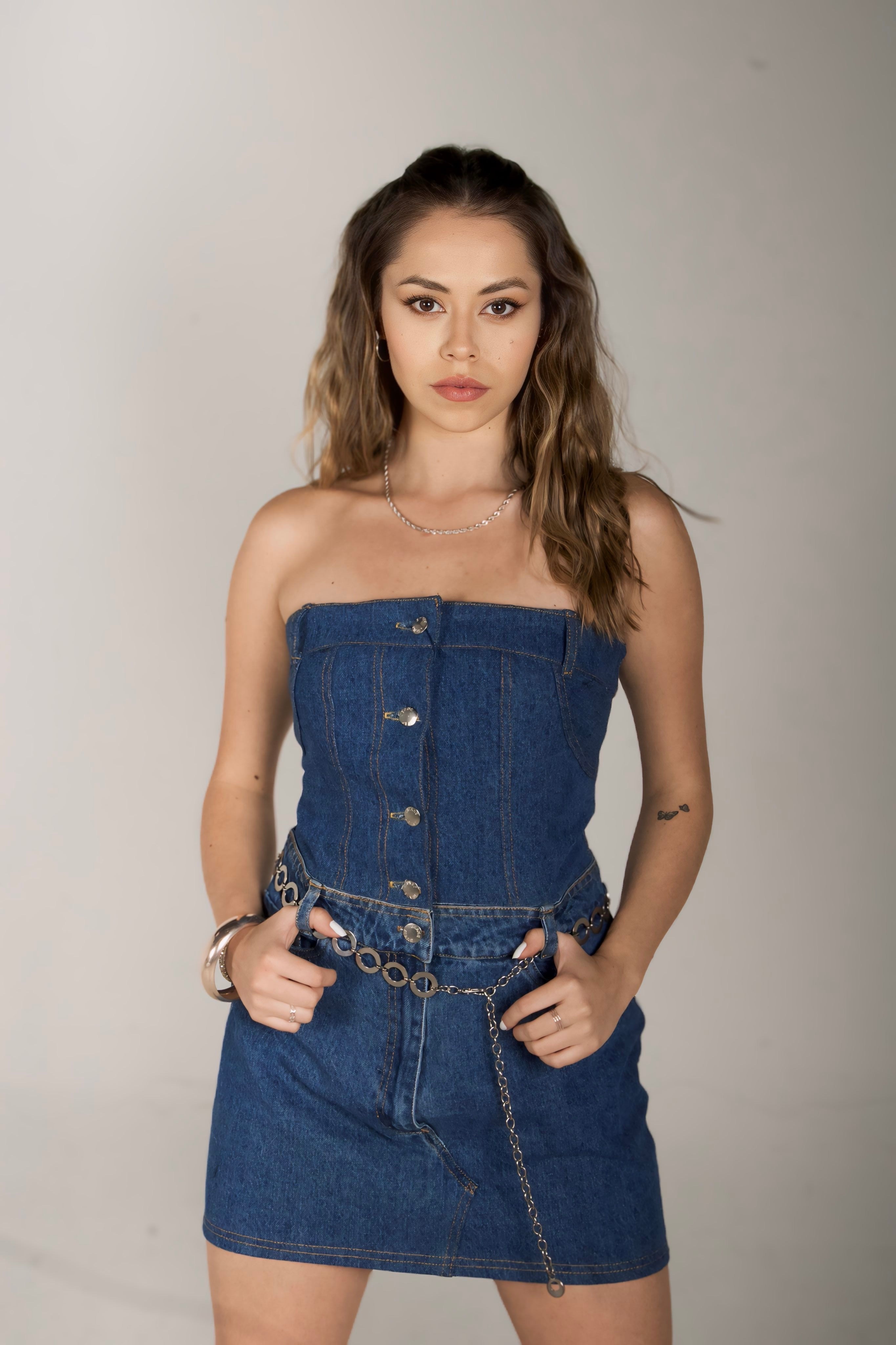 VESTIDO KLOE DENIM Imagen principal del producto