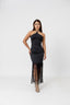 VESTIDO BRISA FLECOS NEGRO