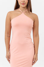 VESTIDO BRISA FLECOS ROSA