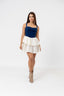 VESTIDO VERMUT AZUL MARFIL