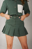 FALDA PLIEGUES MILITAR